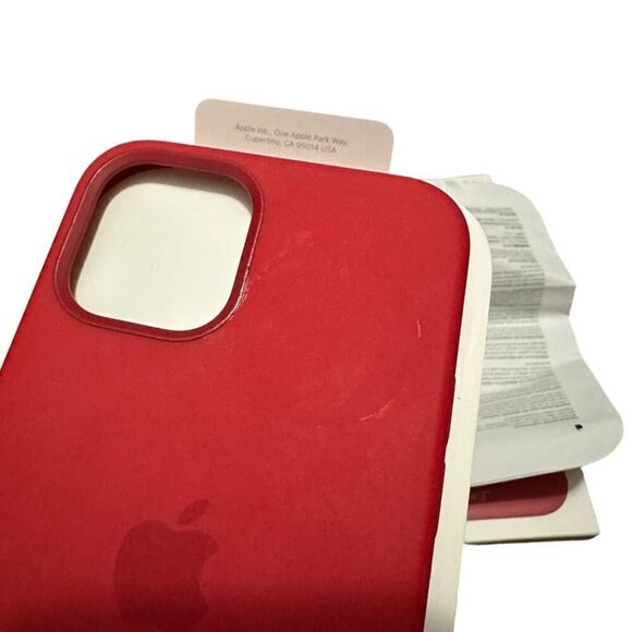 Apple IPhone 12/12 Pro Silicon Cases Bundle Red & Purple Magsafe Lightweight - Picture 3 of 5